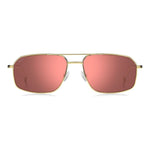 BOSS MOD. BOSS 1603_S sunglasses for gentlemen made of stainless steel with red lenses.