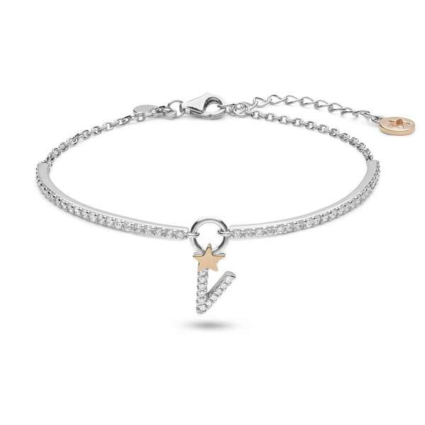 Elegant BRACCIALI COMETE MOD. BRA198 with star and V design, perfect for adding a touch of sophistication to any outfit.