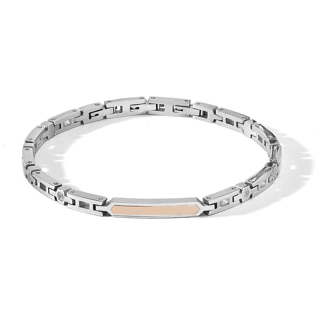 Silver bracelet - BRACCIALI COMETE MOD. UBR1110 with a sleek design and detailing.