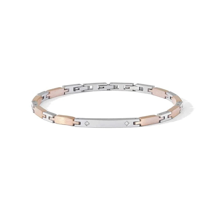 BRACCIALI COMETE MOD. UBR1233 stylish metallic bracelet with geometric design