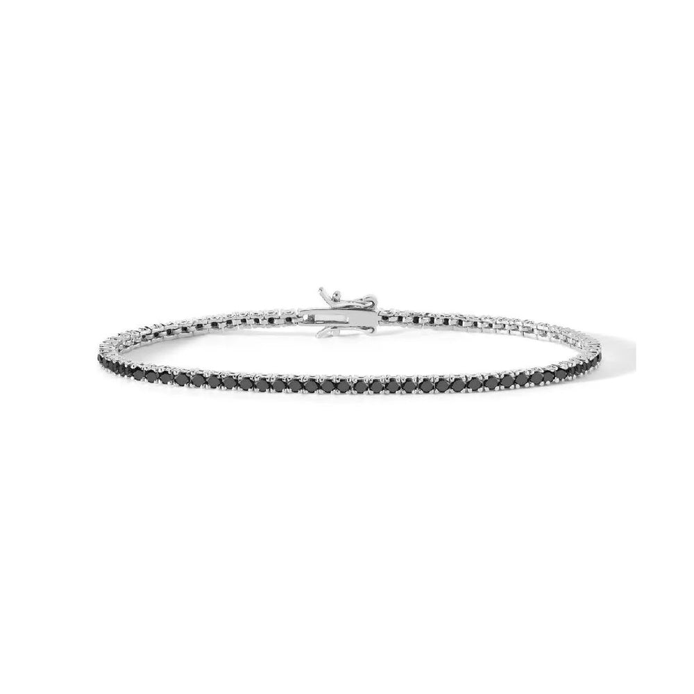 BRACCIALI COMETE MOD. UBR898M19 luxury jewelry bracelet with black gemstones