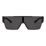 BURBERRY MOD. BE 4291 sunglasses for gentlemen, sleek black frame and dark lenses.