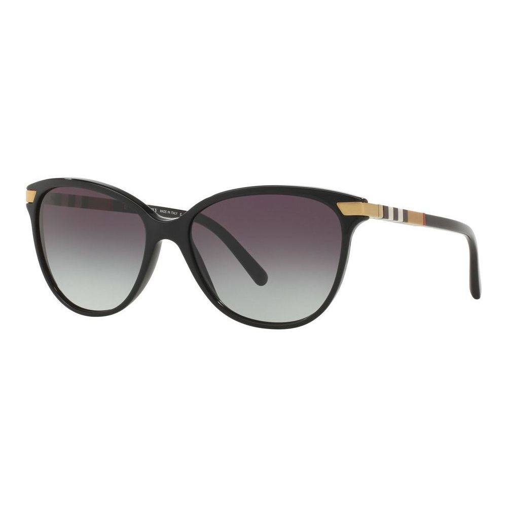 BURBERRY MOD. REGENT COLLECTION BE 4216 acetate sunglasses for ladies, featuring elegant black frames and gradient lenses.