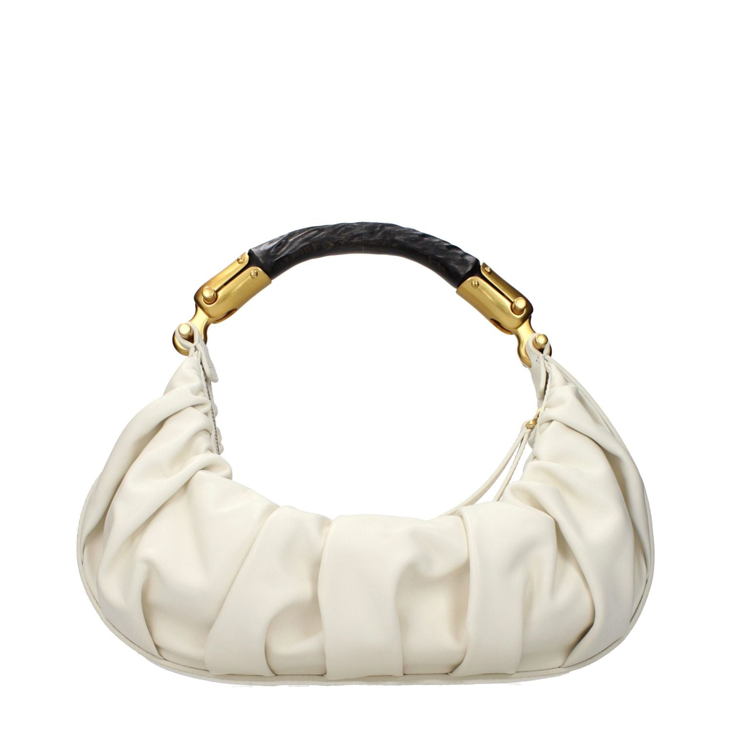 Balmain Beige Leather Handbag