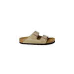 Birkenstock Beige Synthetic Slipper with double strap design and cork sole for comfort