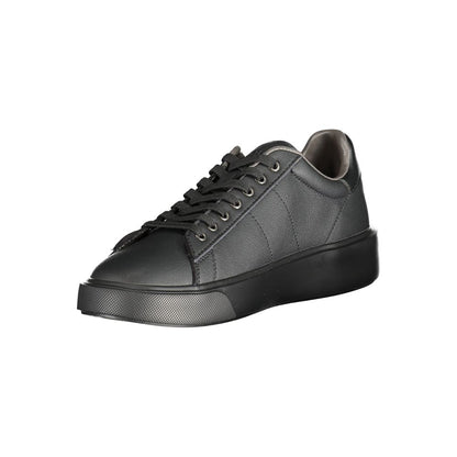 Blauer Black Polyurethane Men Sneaker