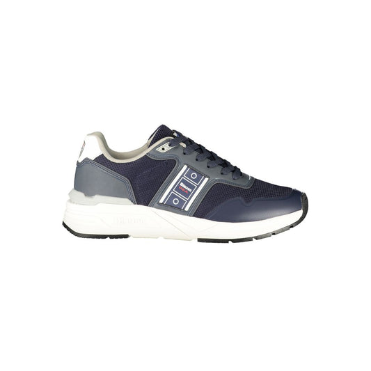 Blauer Blu Polyester Men Sneaker 1728,67403481248,Athletic - Sneakers - Shoes,Blauer,Blue,EU40/US7,EU41/US8,EU42/US9,EU43/US10,EU44/US11,EU45/US12,Men,New with tags,Shoes,Sneakers - Shoes
