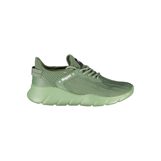 Blauer Verde Polyester Men Sneaker 1728,67403481248,Athletic - Sneakers - Shoes,Blauer,EU40/US7,EU41/US8,EU42/US9,EU45/US12,Green,Men,New with tags,Shoes,Sneakers - Shoes