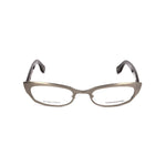 Bottega Veneta Bicolor Titanium Frames in black and titanium, stylish eyewear crafted from durable titanium for women.