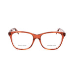 Bottega Veneta Multicolor Acetate Frames in pink, handmade acetate glasses for women, size 52/17/140mm, front view.