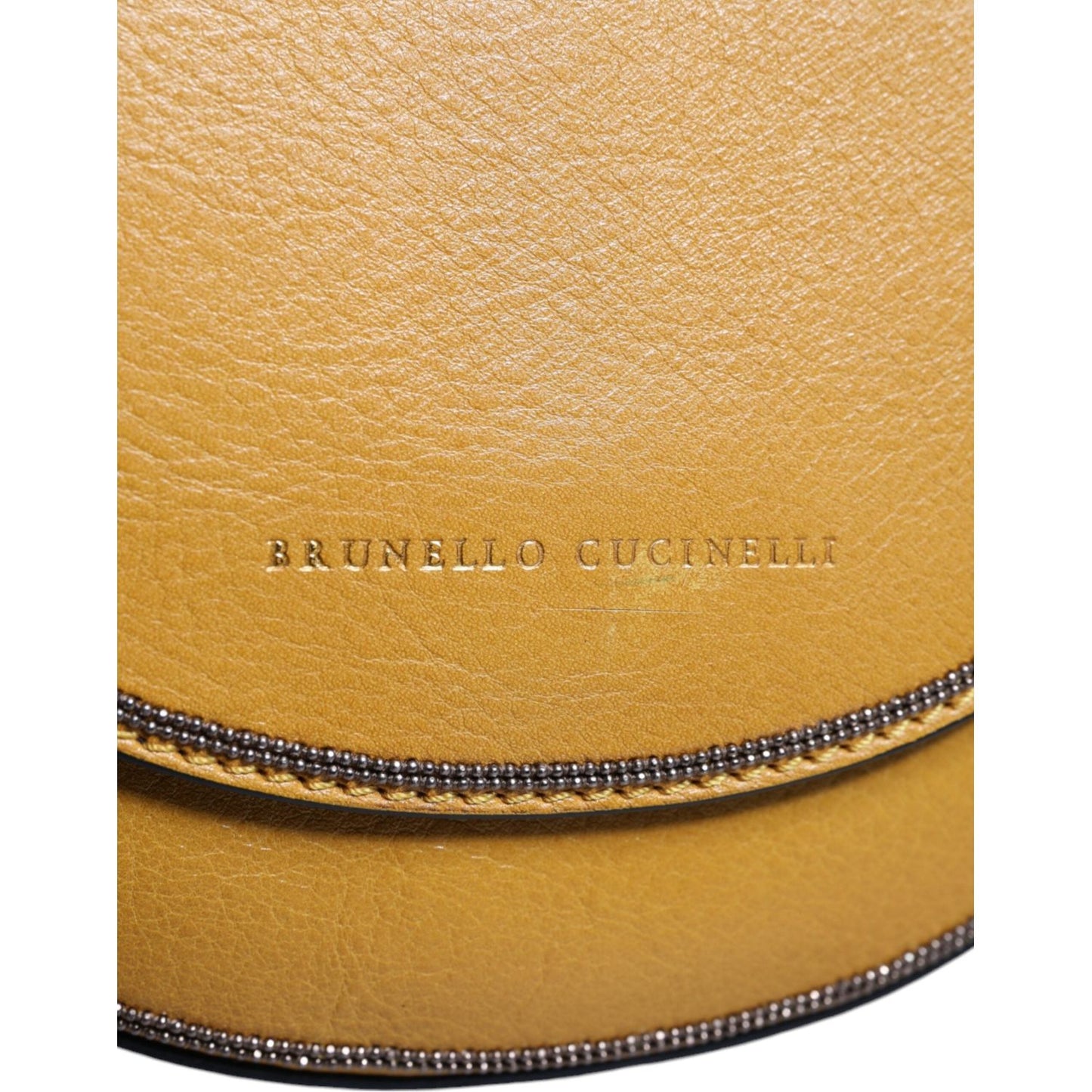 Brunello Cucinelli Light Brown Leather Logo Waist Strap Sling Bag BAG1572