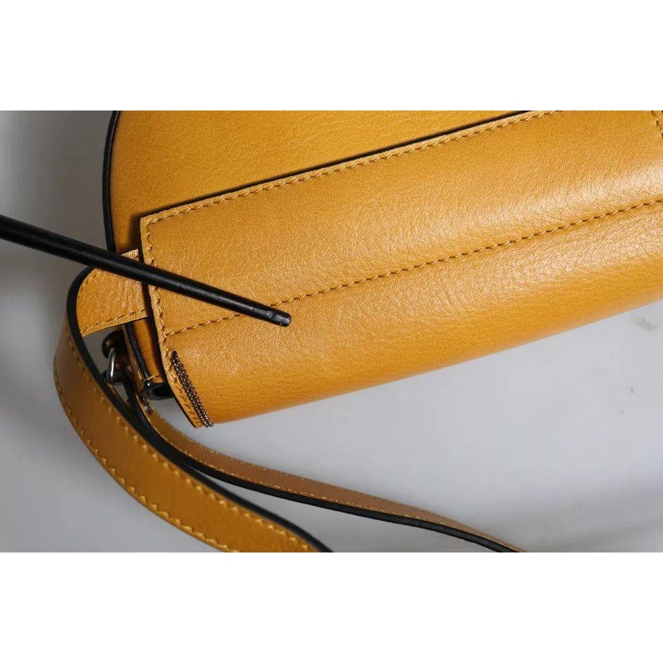 Brunello Cucinelli Light Brown Leather Logo Waist Strap Sling Bag BAG1572