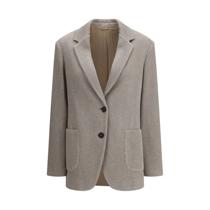 Brunello Cucinelli Gold Cotton Coat