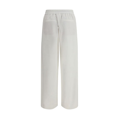 Brunello Cucinelli White Cotton Joggers (Workout Pants)