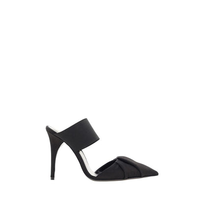 Bruno Frisoni Black Calf Leather Bos Taurus High Heel Pumps with geometric toe and stiletto heel for AW23 fashion.