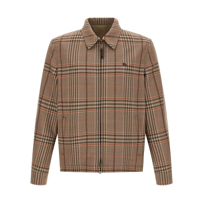 Burberry Beige Wool Shell Jacket