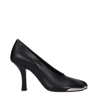 Burberry Black Leather Pumps