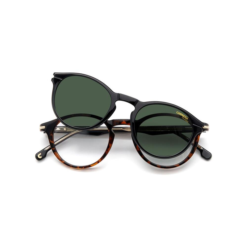 CARRERA MOD. CA 297_CS unisex sunglasses featuring round black and tortoiseshell frames with dark lenses.