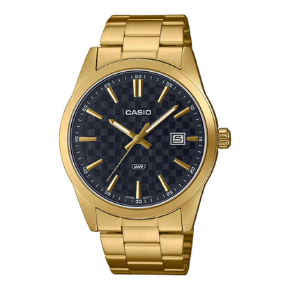 CASIO COLLECTION Mod. DATE GOLD - CARBON LOOK - BLACK