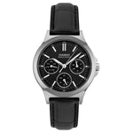 CASIO COLLECTION Mod. LADY MULTIFUNCTION. LEATHER - BLACK WATCHES