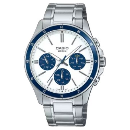 CASIO COLLECTION Mod. MULTIFUNCTION CALENDAR - WHITE & BLUE PANDA