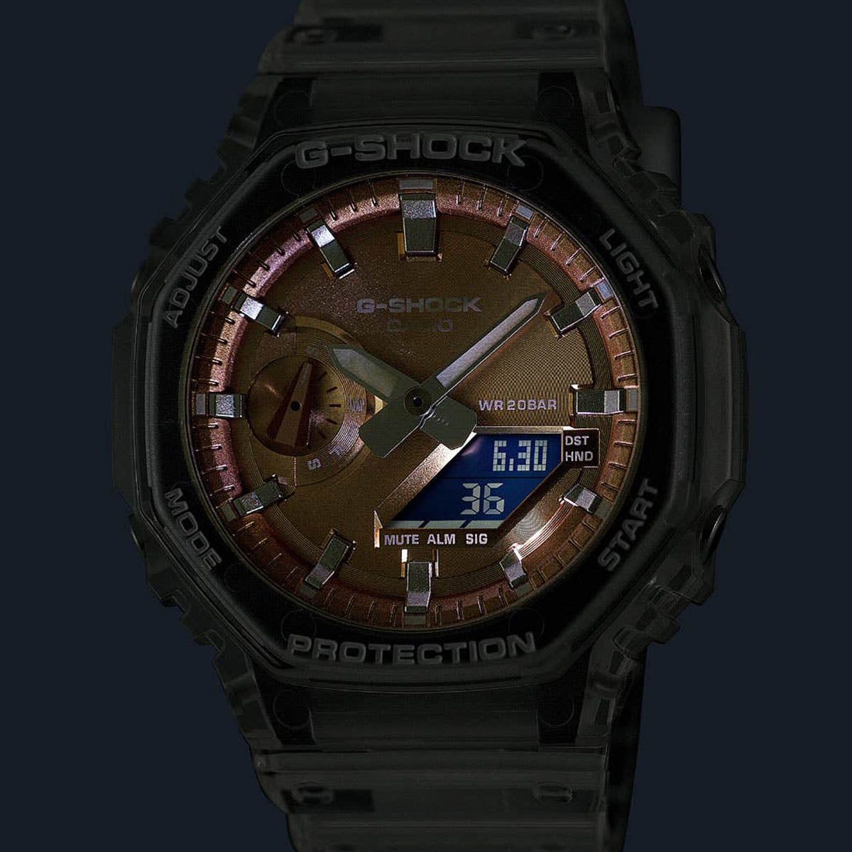 CASIO G-SCHOCK Mod. BRIGHT METALLIC - LIGHT BLUE WATCHES