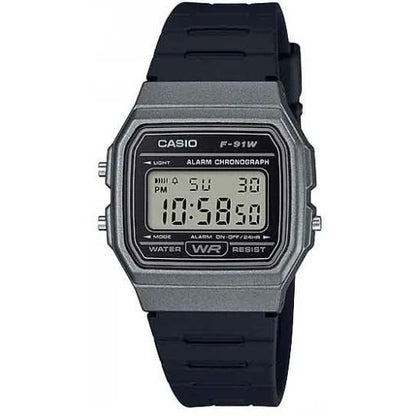 CASIO VINTAGE Mod. F-91 BIO RESIN STRAP - GREY