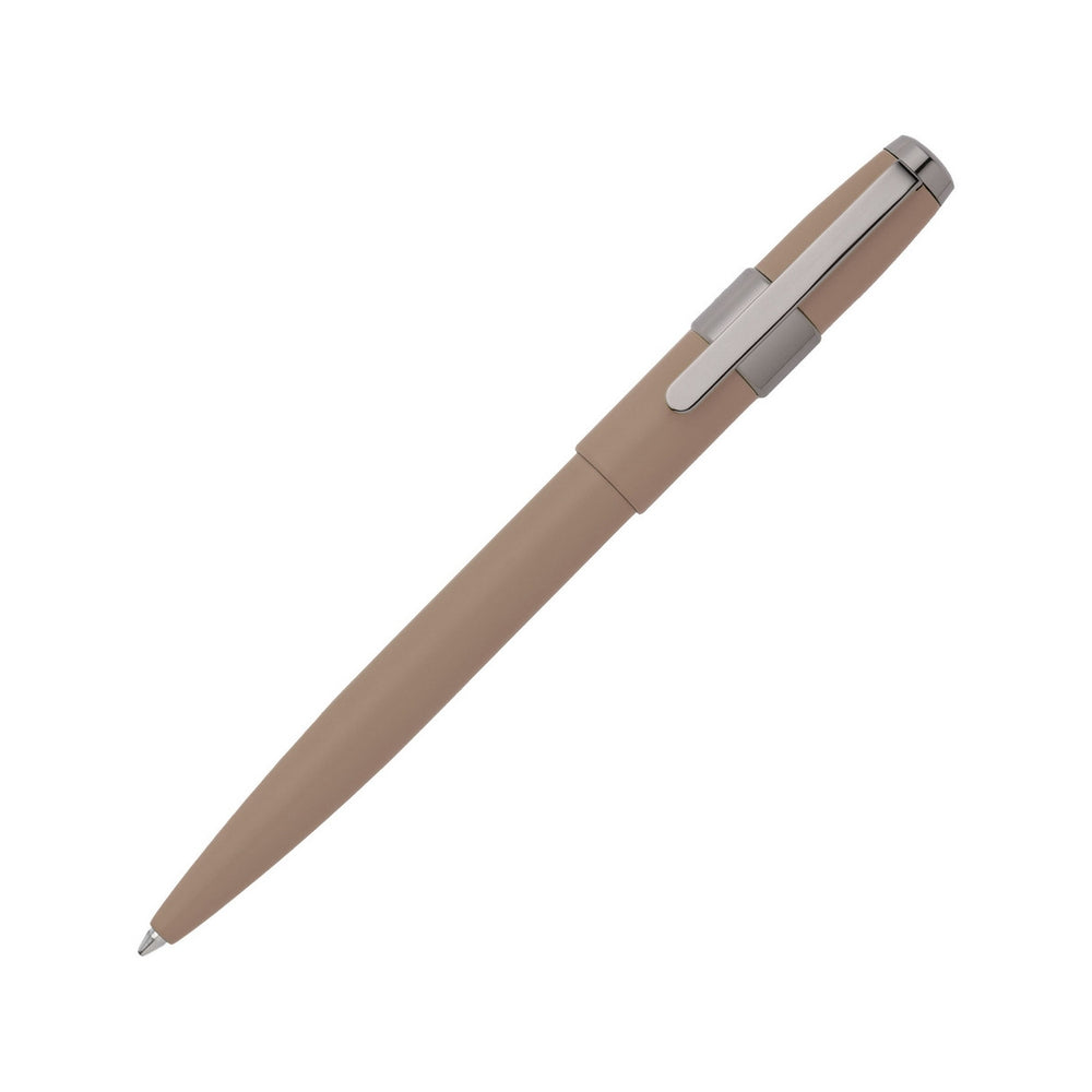 CERRUTI WRITING FASHION ACCESSORIES Mod. NSC3284X beige pen with metallic accents