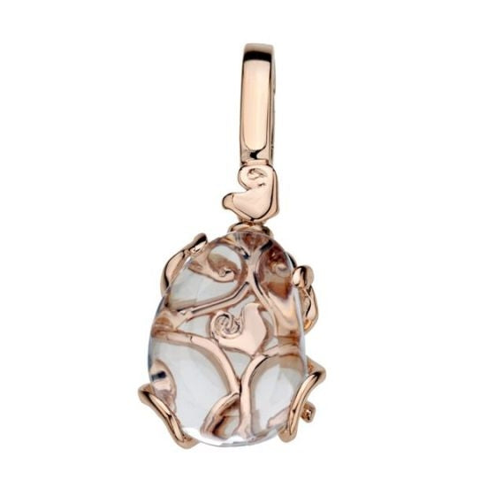 Image of CHARMS CHANTECLER MOD. 29565 in rose gold with intricate design.