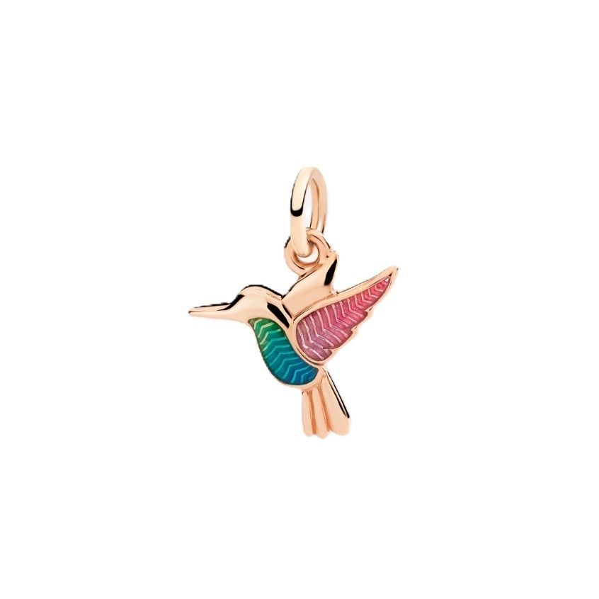 CHARMS DODO MOD. DMC5008COLIBEMX9R multicolored hummingbird charm