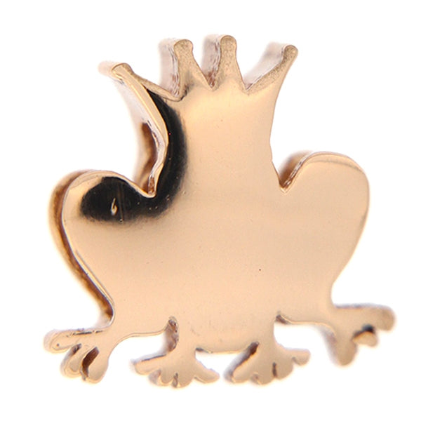 Gold frog charm from CHARMS RUE DES MILLE MOD. XR-002 collection.