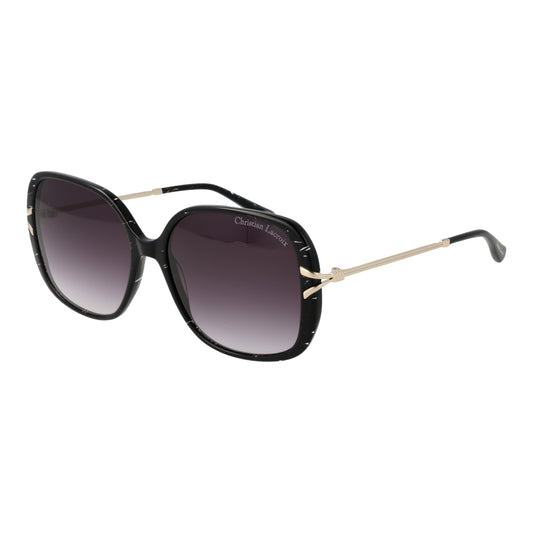 CHRISTIAN LACROIX MOD. CL5118 56004 sunglasses for ladies, elegant black frames with gradient lenses, stylish eyewear for women.