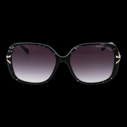 CHRISTIAN LACROIX MOD. CL5118 56004 sunglasses for women with gradient lenses and elegant black frame.