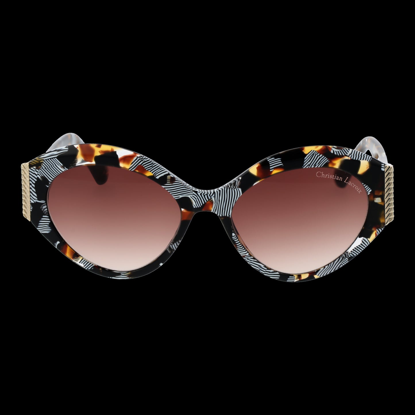 CHRISTIAN LACROIX MOD. CL5122 54005 lady's sunglasses, stylish design with tortoiseshell frame and gradient lenses.