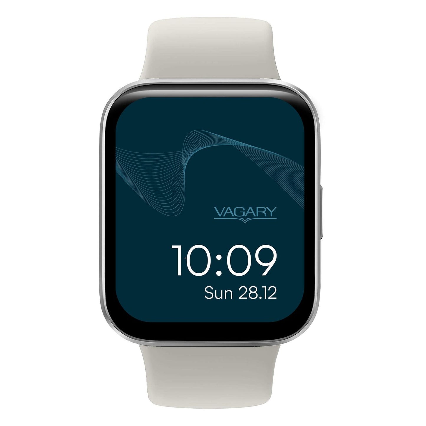 CITIZEN VAGARY MOD. X03A-005VY smartwatch with digital display and white band.
