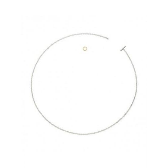 Silver 925° unisex necklace by COLLANA DODO MOD. DC94001CHAIN000OA40, elegant and minimalist design for versatile style.