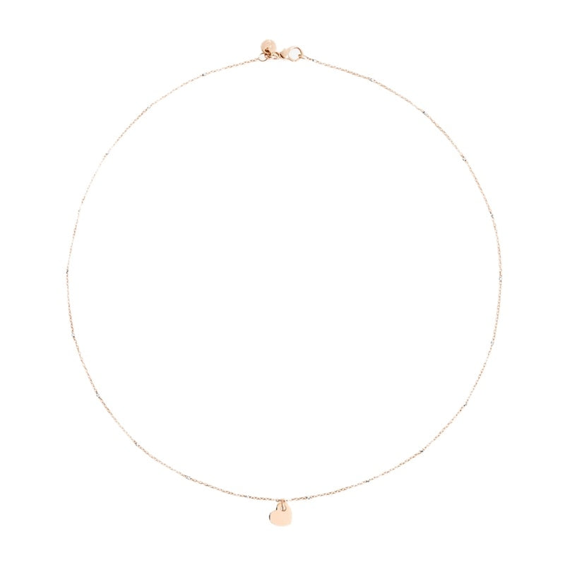Gold necklace with charm, COLLANE DODO MOD. DCC4003HEART0009R40, elegant jewelry piece