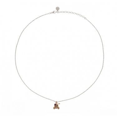 COLLANE RUE DES MILLE MOD. GRZ-201-BIA-C2 delicate necklace with pendant