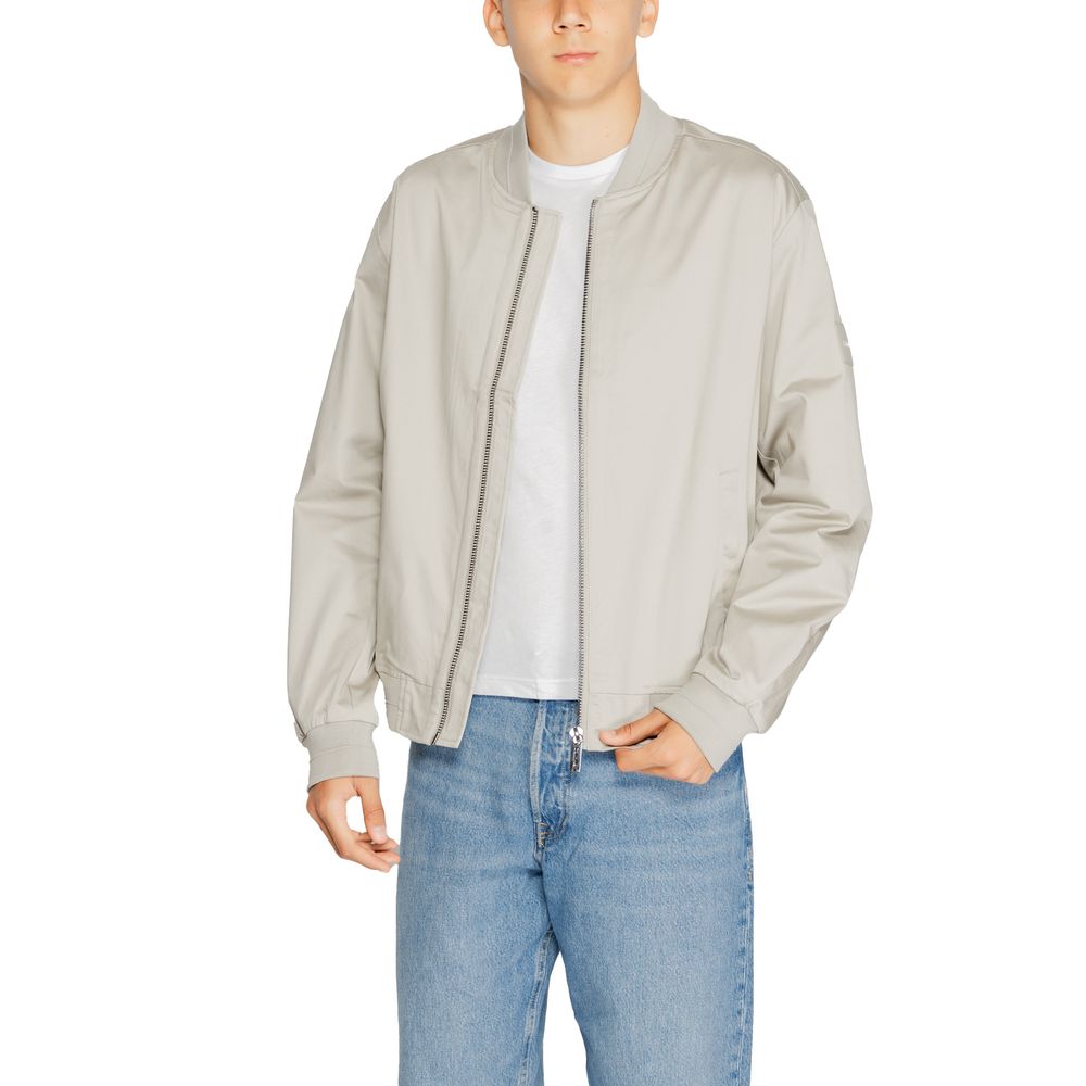 Calvin Klein Gray Organic Cotton Bomber