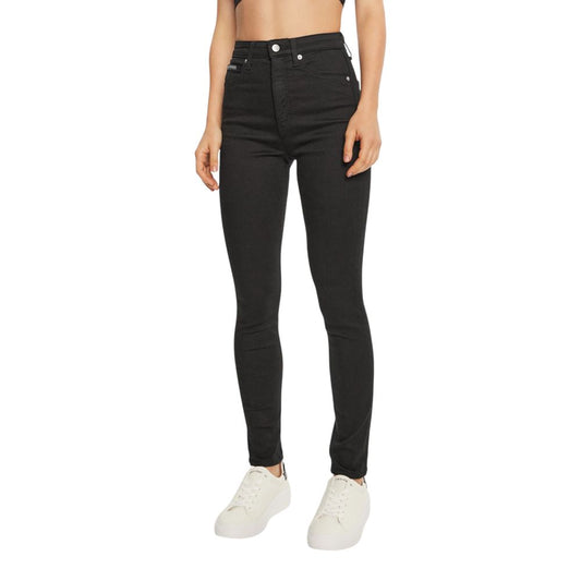 Calvin Klein Jeans Black Cotton Skinny Jeans