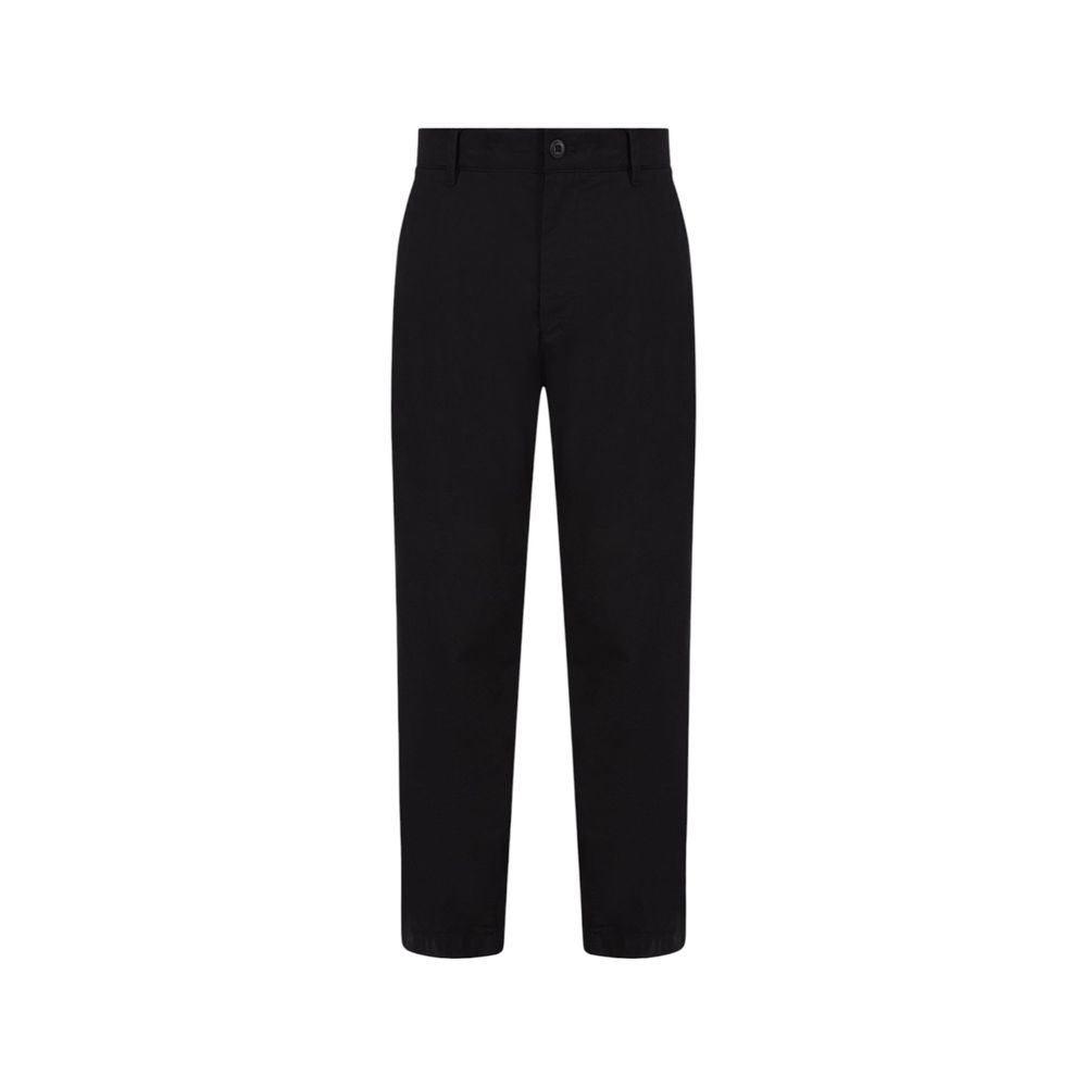 Calvin Klein Jeans Black Recycled Cotton Chino Pants