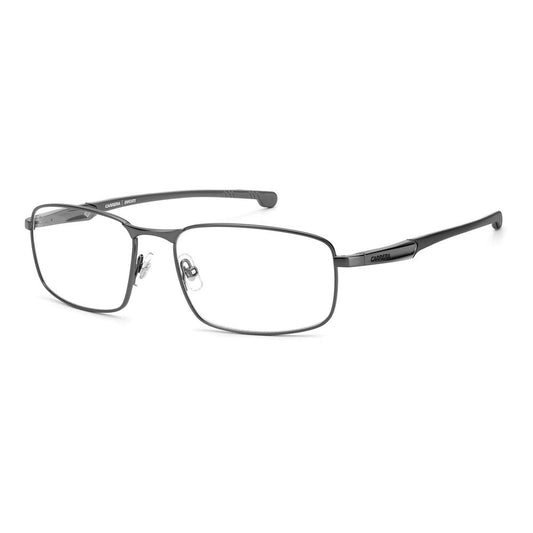 Carrera Ducati Gray Metal Frames glasses with 55/17/140mm measurements, sleek gray design, and durable metal construction, model CARDUC0085MOF.