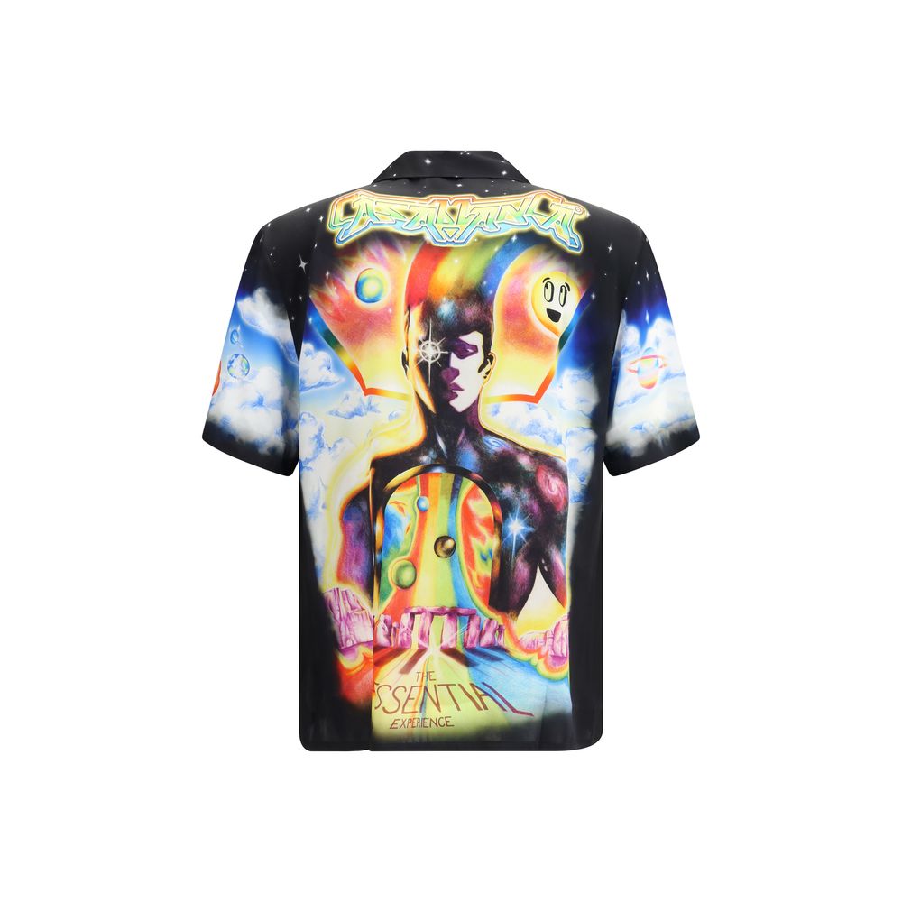 Casablanca Multicolor Silk Pattern Shirt 1728,72470364320,Casablanca,Clothing,M,Men,Multicolor,New with tags,Pattern - Shirts - Clothing,Shirts - Clothing,Shortsleeve - Shirts - Clothing