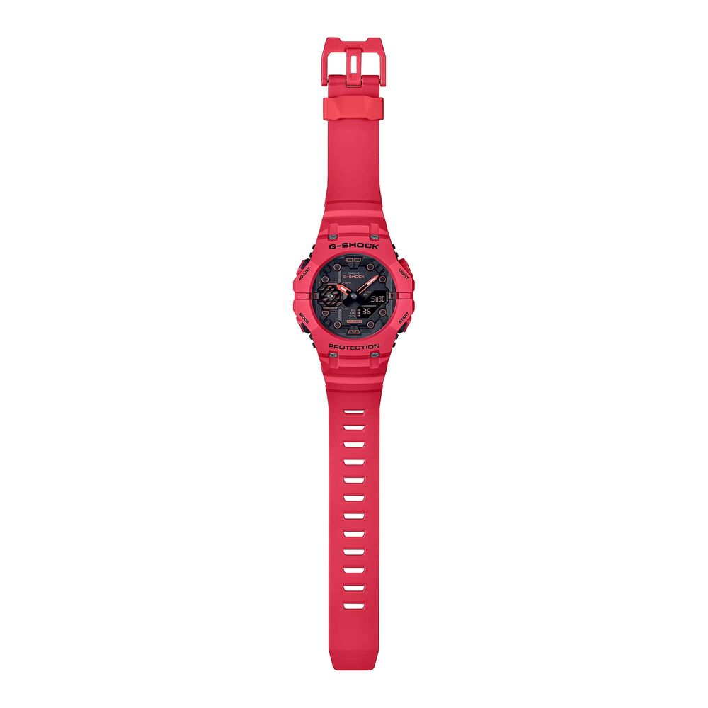 Casio Red Resin Sport Watch