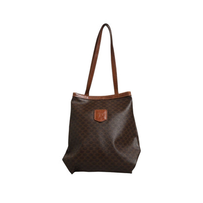 Celine Macadam Canvas Shoulder Tote Bag