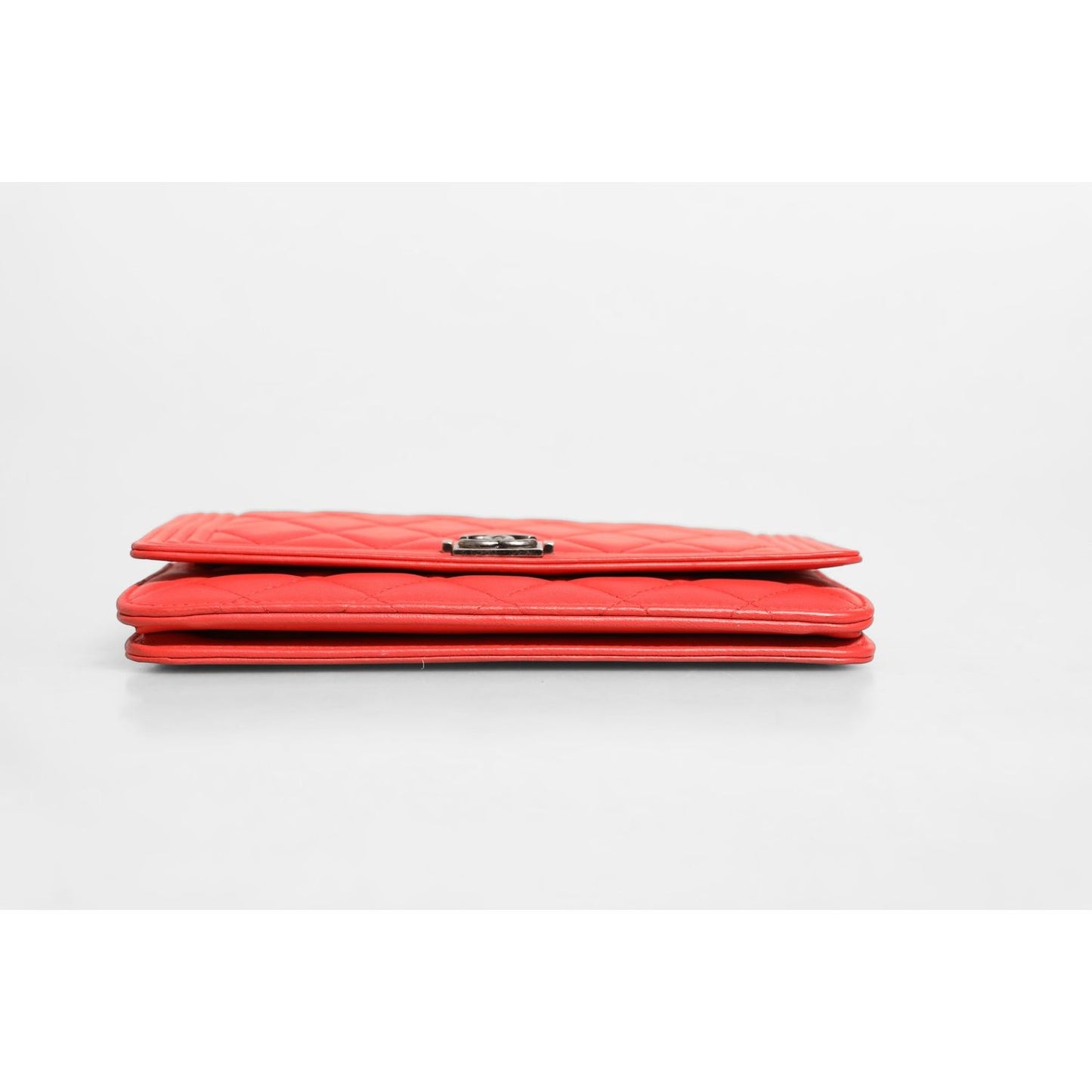 Chanel Boy Wallet on Chain Red Lambskin