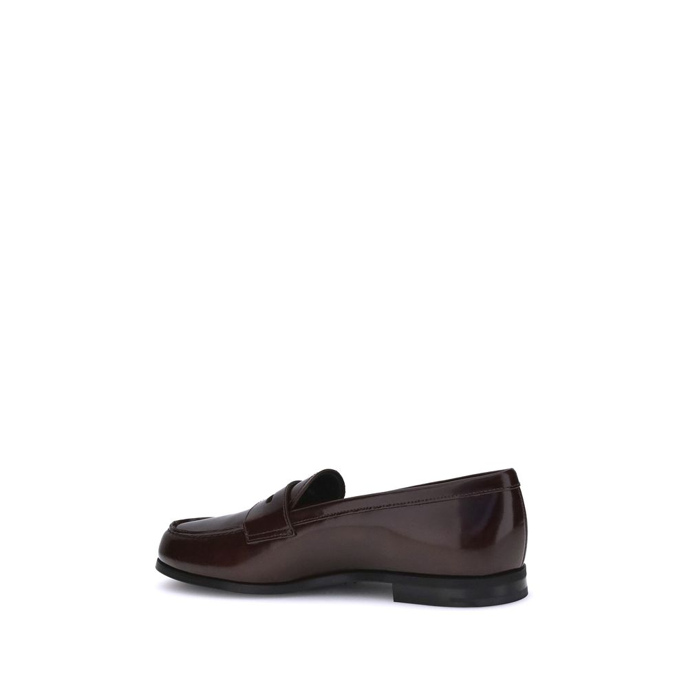 Church's Brown Calf Leather Bos Taurus Slip-On Loafers