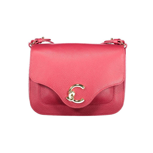 Coccinelle Red Polyethylene Handbag with adjustable shoulder strap, logo, automatic closure, and 4 internal pockets.