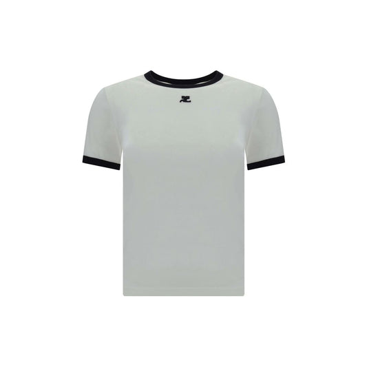 Courrèges White Cotton T-Shirt