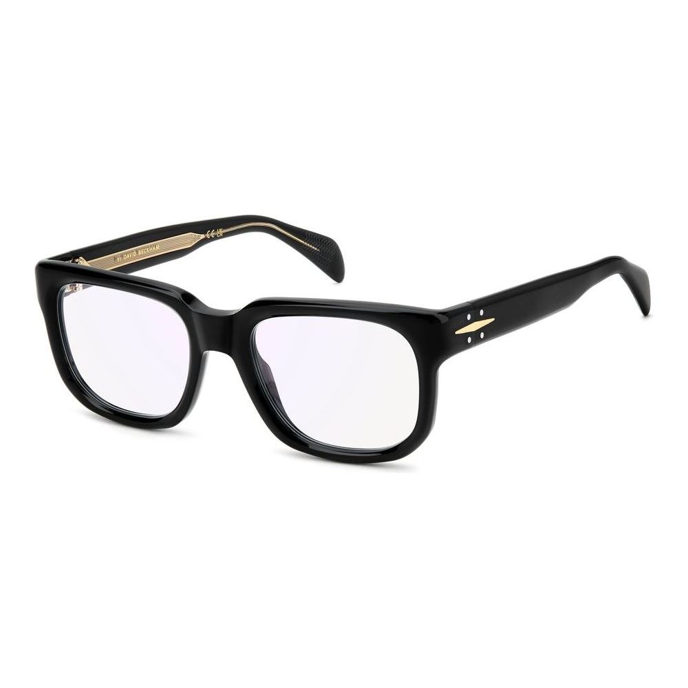 DAVID BECKHAM MOD. DB 7156 acetate gent's glasses featuring a sleek black frame for men.